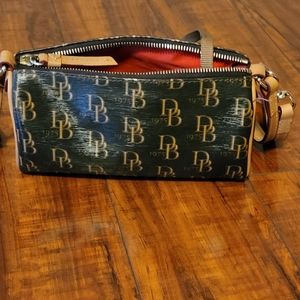 Dooney & Bourke signature mini bag wristlet